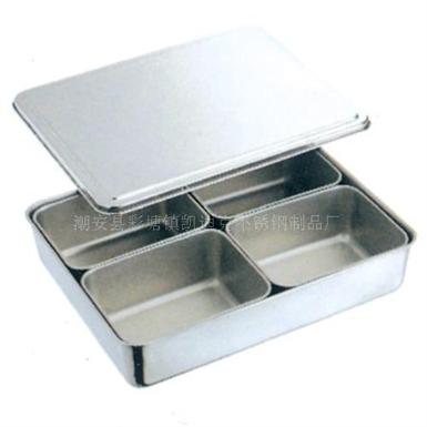 日式不锈钢调味盒（Stainless steel Seasonings boxes）ZD-TWH11