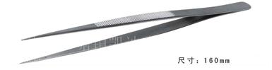 砂光型不锈钢镊子（Stainless steel tweezers）ZD-HT032