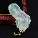 Natural rubber from old crater ice kinds of fluorescent sense A cargo jade pendant brave