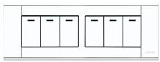 A118-S6K-1  六位单控开关