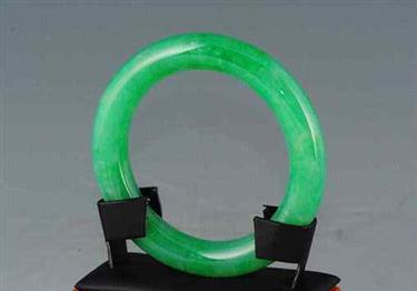 Full-color natural jade bracelet round glutinous kind of jade