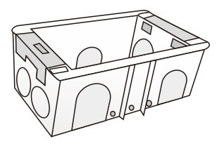 A118-BOX2   118型二位暗装盒