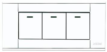 A118-L3K-1  中板三位单控开关