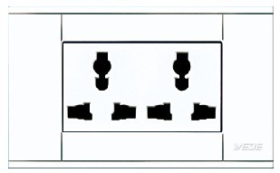 A118-DGN2 二位多功能插座
