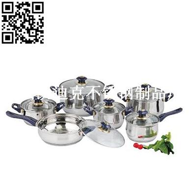 慕尼黑12件庄套锅（12-piece Stainless Steel Cookware Set）ZD-TZG074