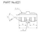 富士高压(FUJI KOATSU)接头PART No.4021，4022，4023，4024