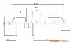 led铝边框尺寸图5017