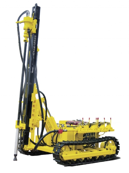 KY100J Semi-pneumatic hydraulic Crawler Drill