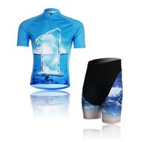 XINTOWN海域套装 骑行服短袖套装 自行车服 夏季吸湿排汗速干衣