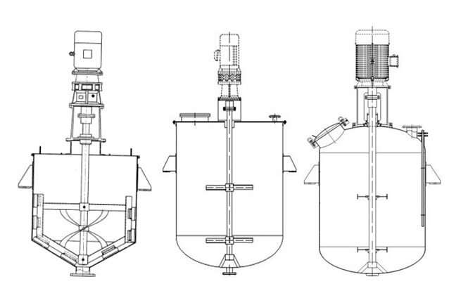 攪拌罐種類繁多,可以根據客戶要求做成分散,乳化,攪拌